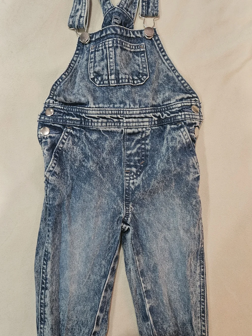 Wonder Nation Toddlers Denim Overalls - 18 Months